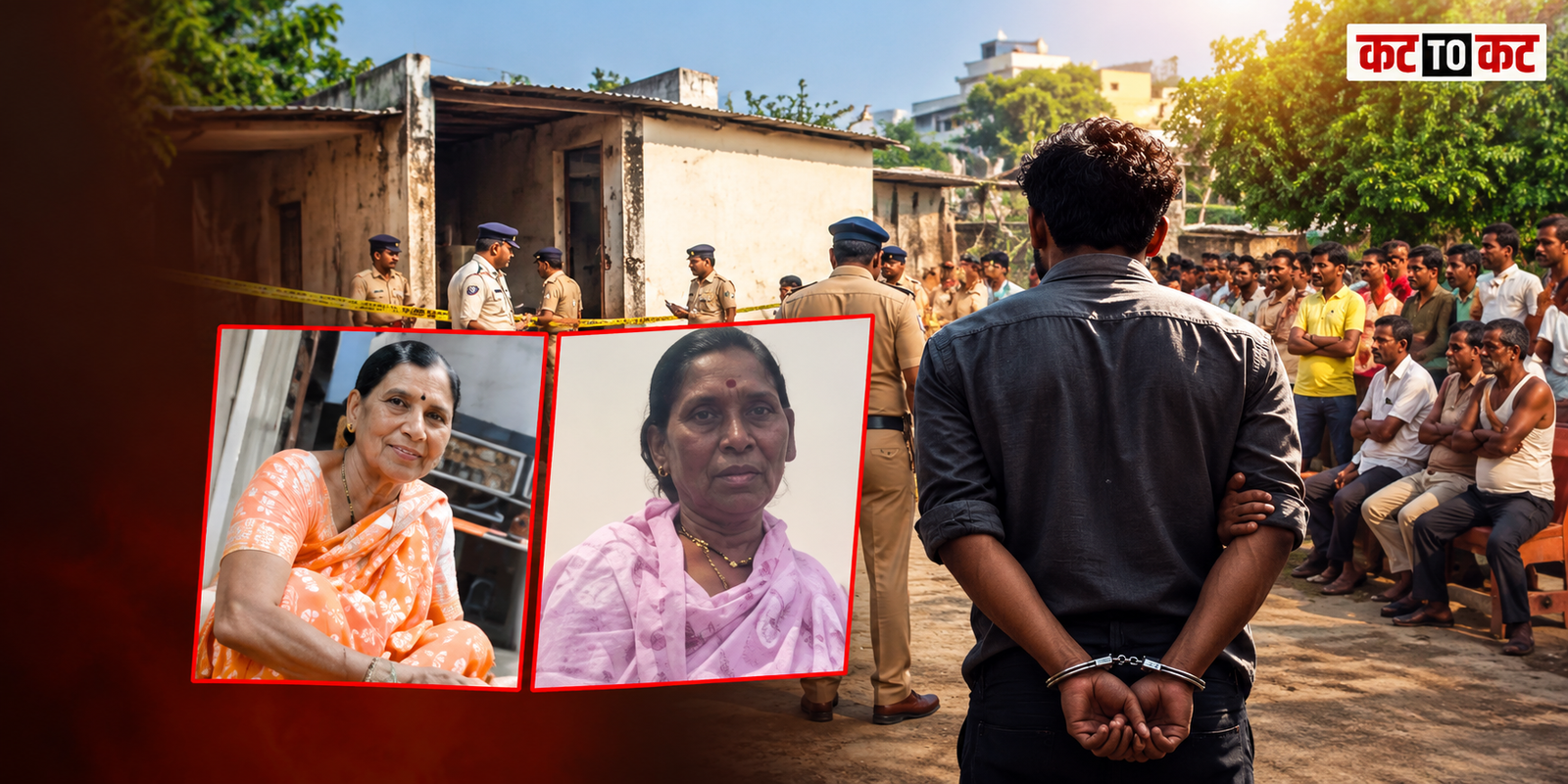 Baramati double murder case accused grandson arrested by police