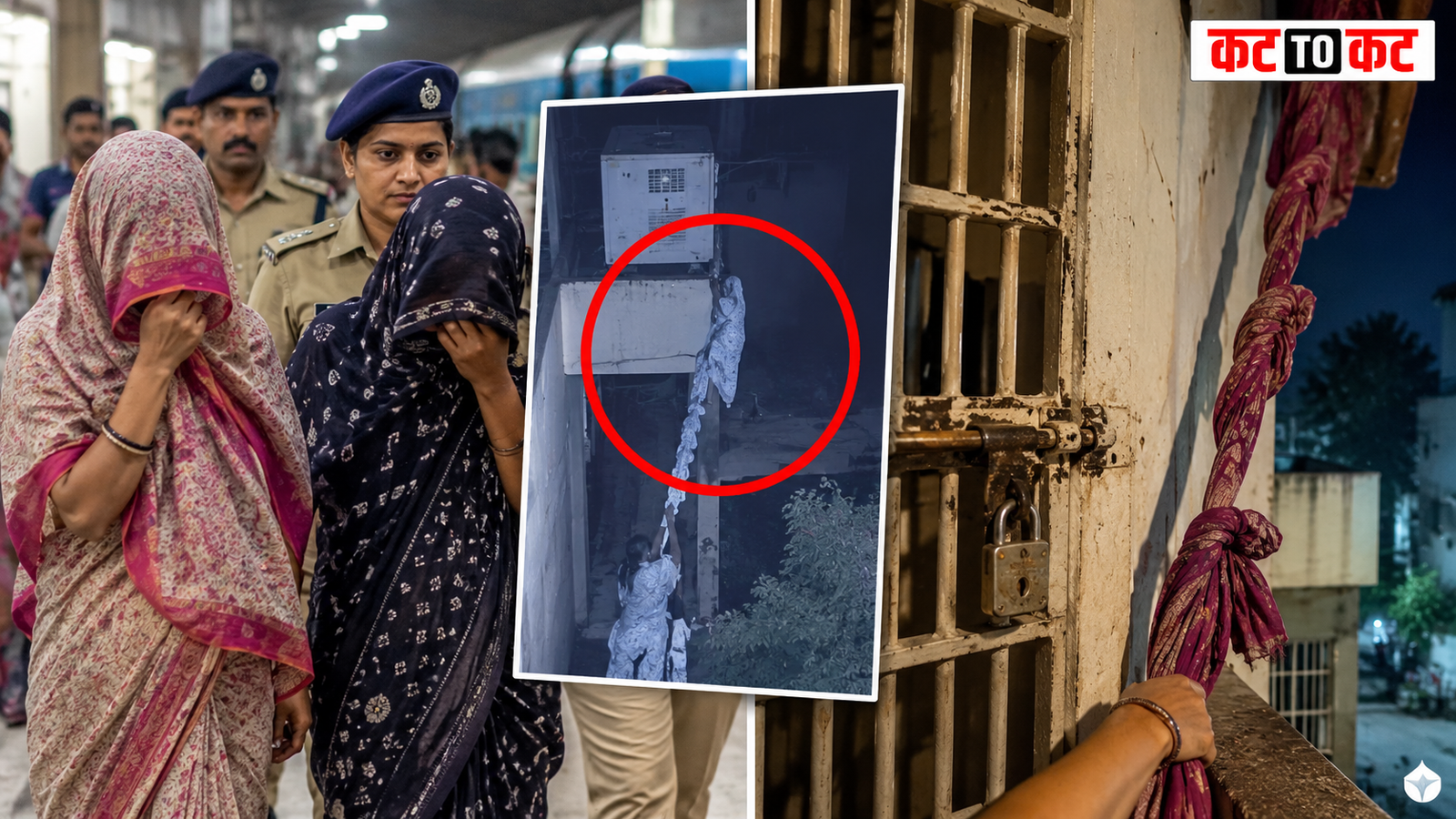 बेलापूर RPF कोठडीतून साडीचा दोरखंड बनवून पलायन करणाऱ्या दोन महिला