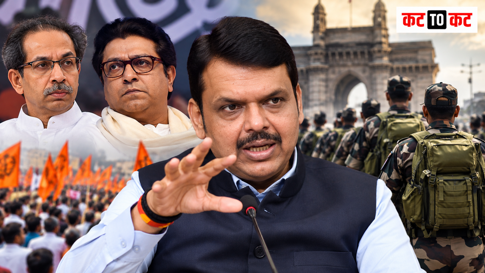 Devendra Fadnavis speaks about the Thackeray brothers protest and Agniveer recruitment in Maharashtra