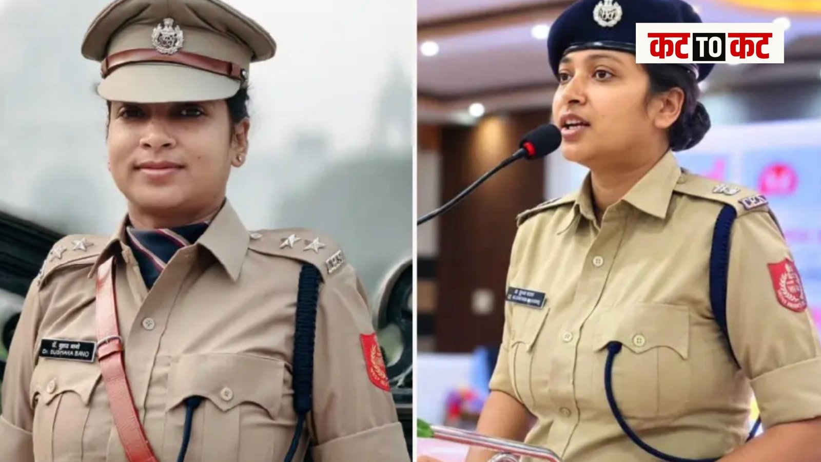 IPS officer Dr Bushra Bano during a public communication video amid controversy over religious greetings and her transfer in West Bengal