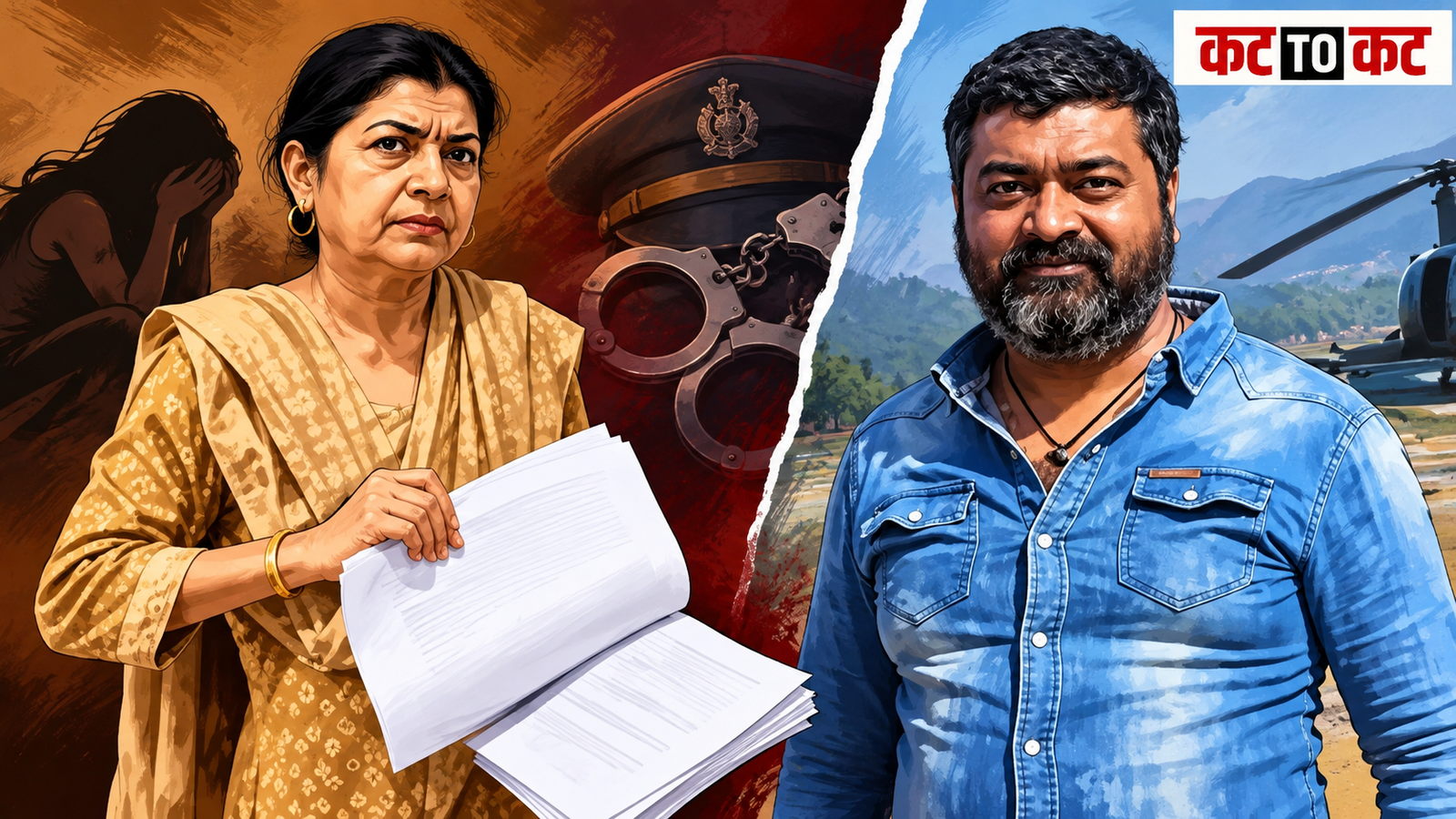 Shailesh Patil and his mother Sulochana Patil in connection with the Kalyan assault case