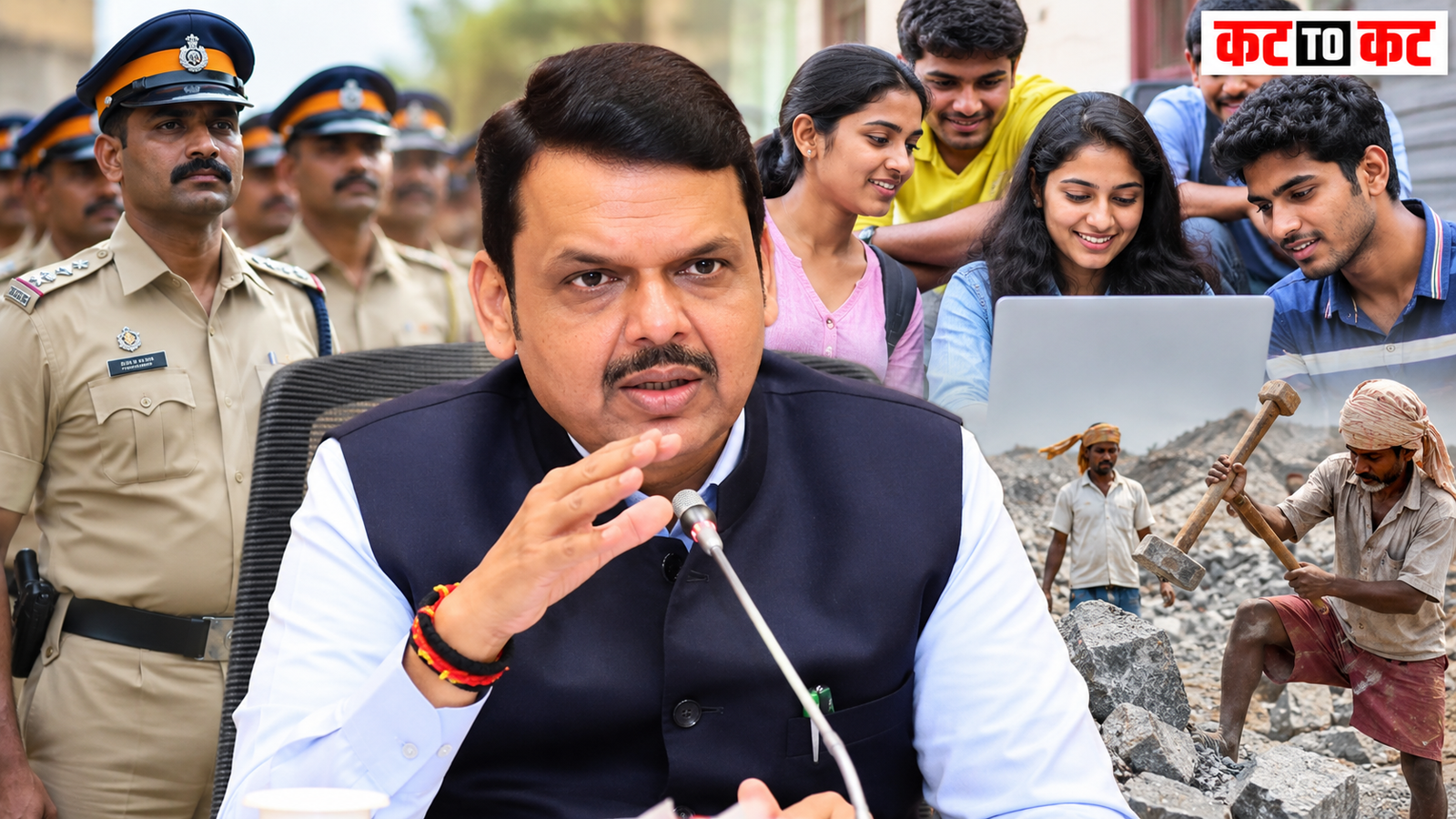 Maharashtra Cabinet meeting chaired by Devendra Fadnavis with major decisions for police students and Wadari community