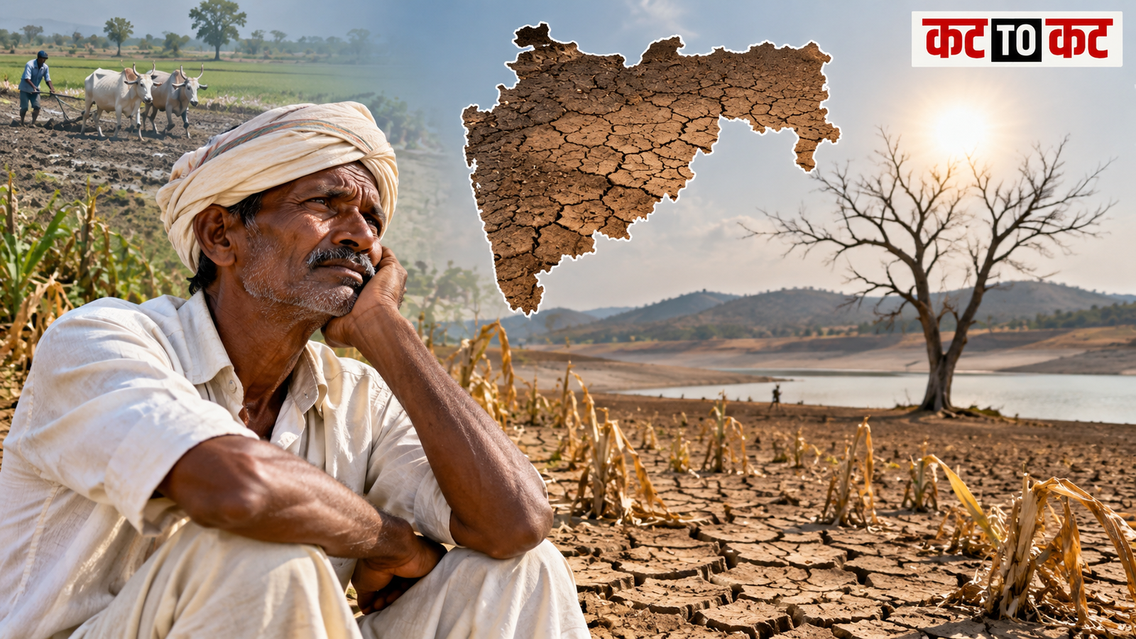 Maharashtra drought assessment based on rainfall crop damage and satellite data