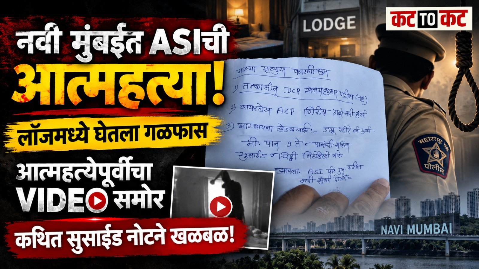 Navi Mumbai ASI police officer PN Patil who allegedly died by suicide at a lodge in Airoli