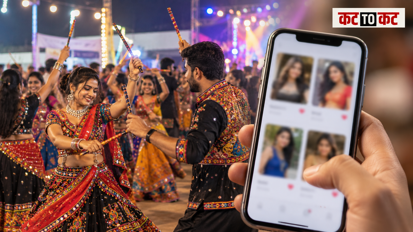 Garba night event and social media rental partner advertisement controversy