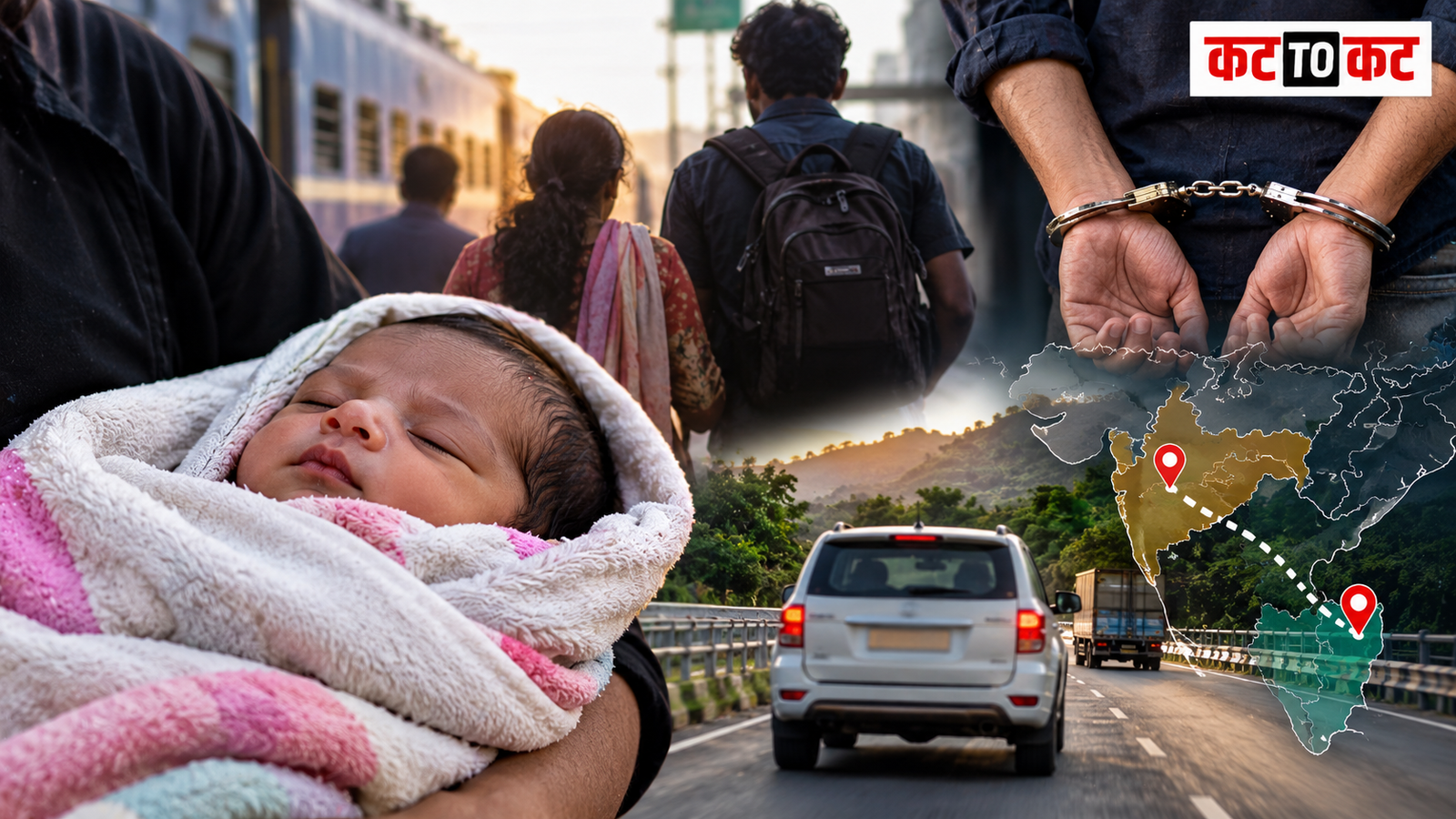 Police rescue a one-month-old baby allegedly sold multiple times from Sambhajinagar to Telangana