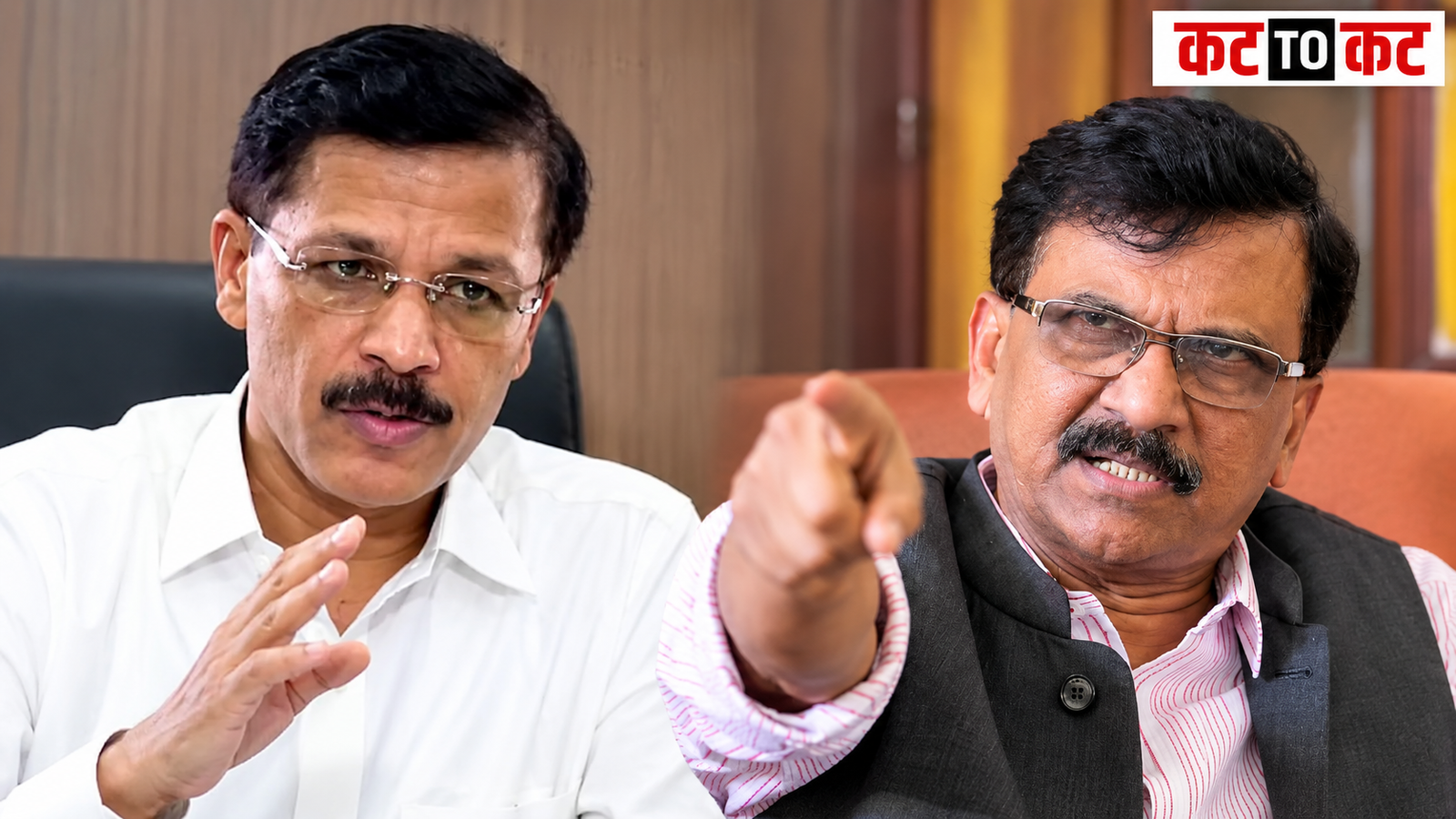 Sanjay Raut and FDA Commissioner Tukaram Mundhe amid allegations against FDA officers