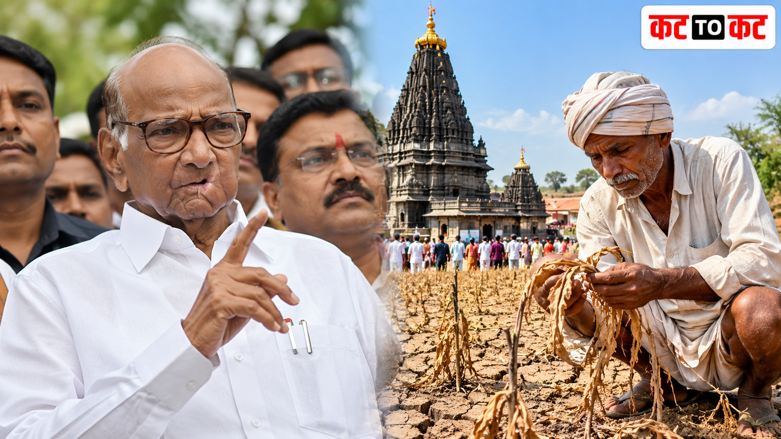 Sharad Pawar-led NCP protest march planned in Pandharpur over drought conditions