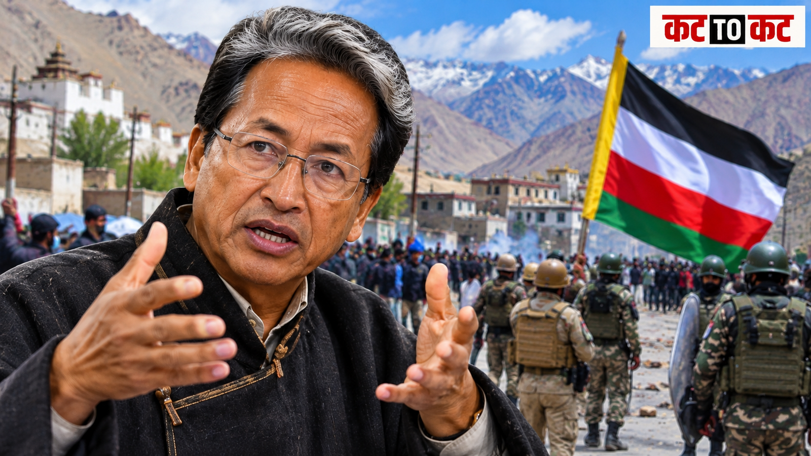 Sonam Wangchuk speaking about alleged encounter threat and Ladakh protest violence