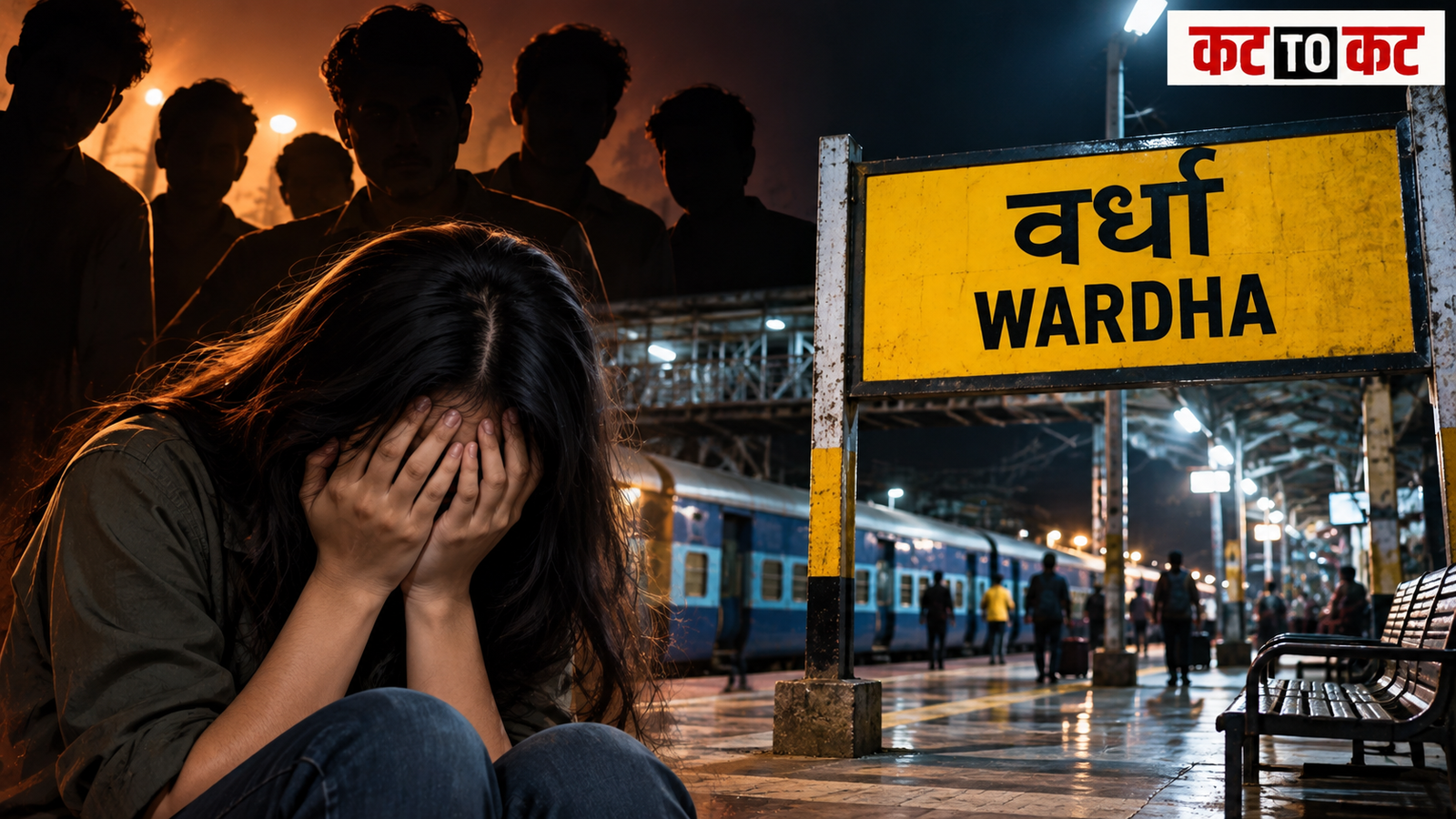 Wardha railway station area where a 19-year-old woman was allegedly assaulted