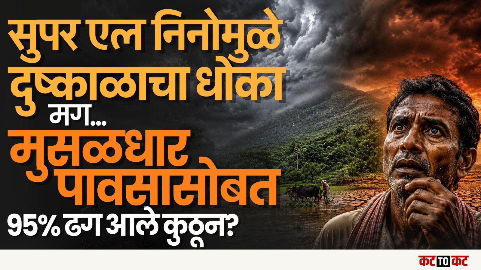 Super El Niño चा गोंधळ! ९५% भारतावर ढग, तरी दुष्काळाचा धोका कायम?